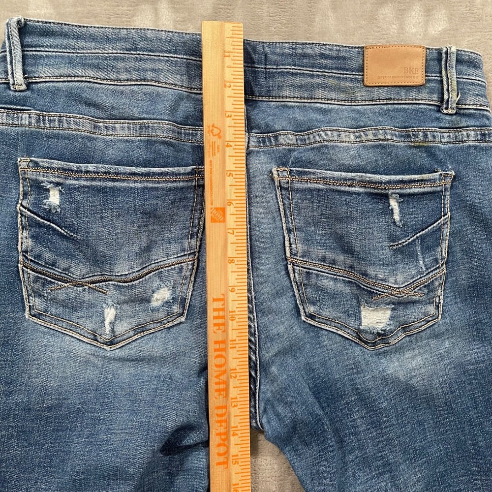 BKE Payton Jeans Mens 31x35.5 Blue Denim Universal Fit Mid Rise Bootcut Western - Picture 11 of 12